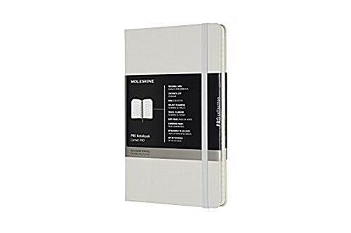 Moleskine Professional Notebook, Large, Pearl Grey, Hard Cover (5 X 8.25) (Other)