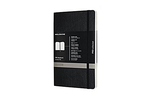 Moleskine Professional Notebook, Large, Black, Soft Cover (5 X 8.25) (Other)