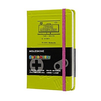 Moleskine Ltd. Edition Notebook, Super Mario, Game Boy / Green, Pocket, Ruled Hard Cover (3.5 X 5.5) (Other)