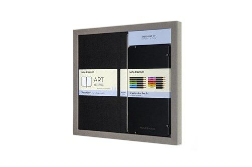 Moleskine Sketchbook & Watercolor Pencil Set, Hard Cover (5 X 8.25) (Other)