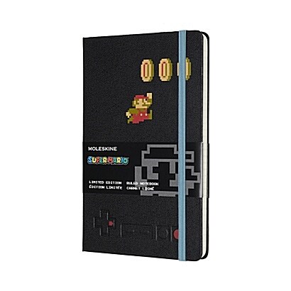 Moleskine Limited Edition Notebook, Super Mario, Mario in Motion / Black, Large, Ruled Hard Cover (5 X 8.25) (Other)