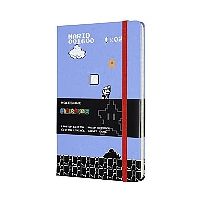 Moleskine Ltd Edition Notebook, Super Mario, Full Game / Blue, Large, Ruled Hard Cover (5 X 8.25) (Other)