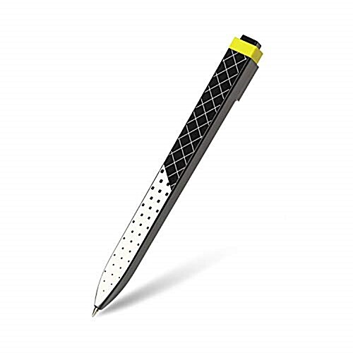Moleskine Ballpoint Pen, Go, Pattern, Yellow, 1.0 (Other)
