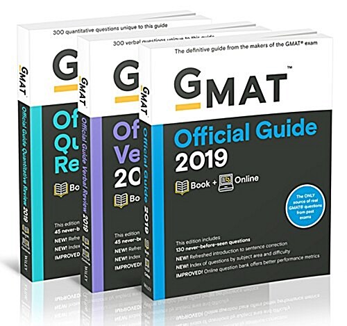 GMAT Official Guide 2019 Bundle: Books + Online (Paperback, 3)