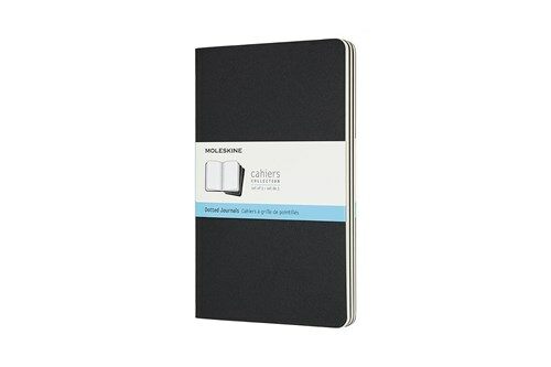 Moleskine Cahier Journal, Large, Dotted, Black (5 X 8.25) (Other)