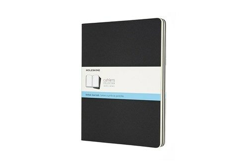 Moleskine Cahier Journal, XL, Dotted, Black (7.5 X 9.75) (Other)