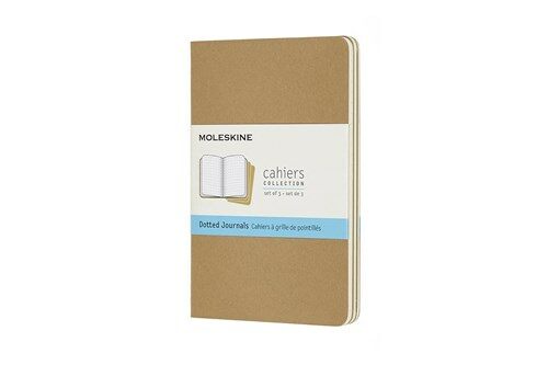 Moleskine Cahier Journal, Pocket, Dotted, Kraft Brown (3.5 X 5.5) (Other)