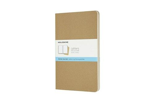 Moleskine Cahier Journal, Large, Dotted, Kraft Brown (5 X 8.25) (Other)