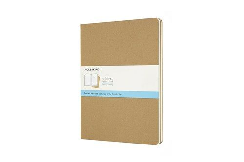 Moleskine Cahier Journal, XL, Dotted, Kraft Brown (7.5 X 9.75) (Other)