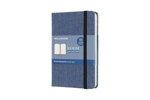 Moleskine Denim Collection Notebook, Pocket, Ruled, Antwerp Blue Hard Cover (3.5 X 5.5) (Other)