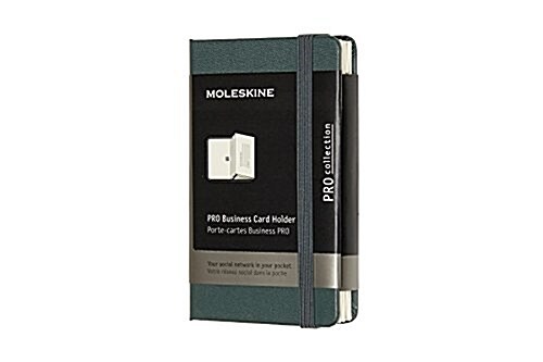 Moleskine Professional Business Card Holder, Xs, Forest Green (2.5 X 4.25) (Other)