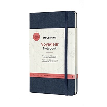 Moleskine Voyageur Travelers Notebook, Medium, Ocean Blue Hard Cover (4.5 X 7) (Other)