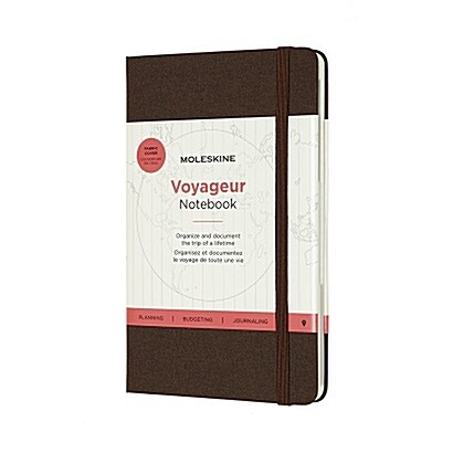 Moleskine Voyageur Travelers Notebook, Medium, Coffee Brown Hard Cover (4.5 X 7) (Other)