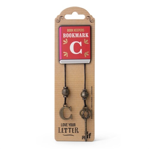 Book Keepers Antiqued Letter Bookmarks - Letter C (Other)