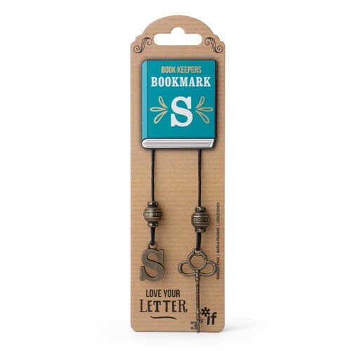 Book Keepers Antiqued Letter Bookmarks - Letter S (Other)