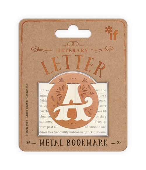 Literary Letters Bookmarks - Letters a (Other)