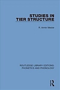 Studies in Tier Structure (Hardcover)