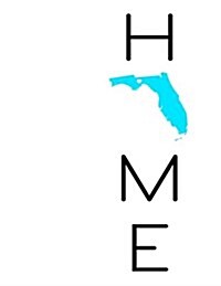 Home: Florida State Pride, Yearly Journal, Notebook, Diary, 365 Lined Pages, Birthday, Friendship, Christmas, Florida Gifts (Paperback)