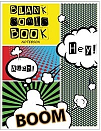 Blank Comic Book Notebook: Blank Comic Books Panel for Kids (Paperback)