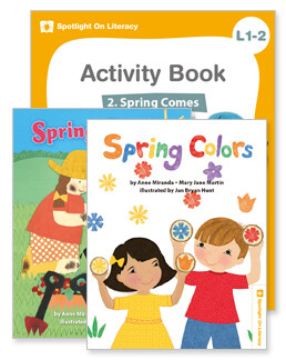 New Spotlight On Literacy L1-2 Spring Comes 세트 (Storybook 2권 + Activity Book 1권 + E-Book + FreeApp, 2nd Edition)