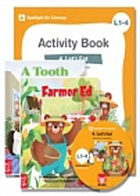 [중고] New Spotlight On Literacy L1-4 Lets Eat 세트 (Storybook 2권 + Activity Book 1권 + E-Book + FreeApp, 2nd Edition)