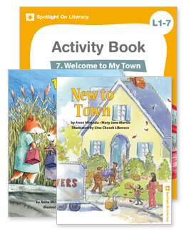 [중고] Spotlight On Literacy Set Level 1-7 Welcome to My Town (Storybook 2권 + Activity Book 1권 + E-Book + FreeApp, 2nd Edition)