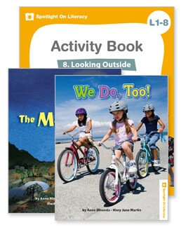 New Spotlight On Literacy L1-8 Look Outside 세트 (Storybook 2권 + Activity Book 1권 + E-Book + FreeApp, 2nd Edition)