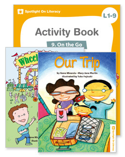 New Spotlight On Literacy L1-9 On the Go 세트 (Storybook 2권 + Activity Book 1권 + E-Book + FreeApp, 2nd Edition)