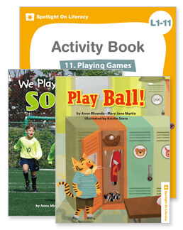 [중고] New Spotlight On Literacy L1-11 Playing Games 세트 (Storybook 2권 + Activity Book 1권 + E-Book + FreeApp, 2nd Edition)
