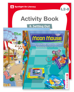 [중고] New Spotlight On Literacy L2-8 Setting Out 세트 (Storybook 2권 + Activity Book 1권 + E-Book + FreeApp, 2nd Edition)