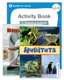 New Spotlight On Literacy L3-5 Amazing Animals 세트 (Storybook 2권 + Activity Book 1권 + E-Book + FreeApp, 2nd Edition)