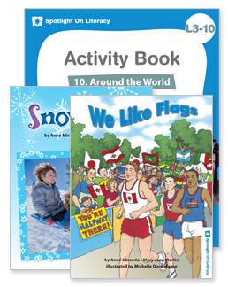 New Spotlight On Literacy L3-10 Around the World 세트 (Storybook 2권 + Activity Book 1권 + E-Book + FreeApp,  2nd Edition   )