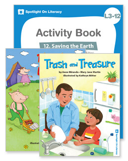New Spotlight On Literacy L3-12 Saving the Earth 세트 (Storybook 2권 + Activity Book 1권 + E-Book + FreeApp, 2nd Edition)