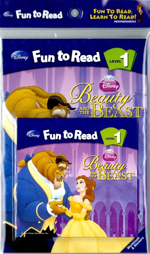 [중고] Disney Fun to Read Set 1-16 : Beauty and the Beast (미녀와 야수) (Paperback + Workbook + Audio CD)