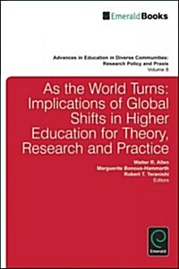 As the World Turns : Implications of Global Shifts in Higher Education for Theory, Research and Practice (Hardcover)