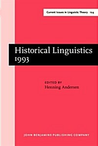 Historical Linguistics 1993 (Hardcover)