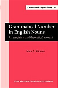 Grammatical Number in English Nouns (Hardcover)