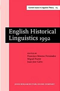 English Historical Linguistics 1992 (Hardcover)