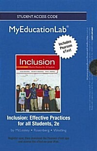 Inclusion New Myeducationlab With Pearson Etext Standalone Access Card (Pass Code, 2nd)