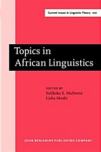 Topics in African Linguistics (Hardcover)