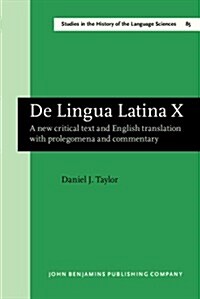 De Lingua Latina X (Hardcover)