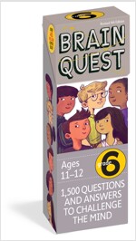 Brain Quest 6th Grade Q&A Cards: 1,500 Questions and Answers to Challenge the Mind. Curriculum-Based! Teacher-Approved! (Other, 4, Revised)