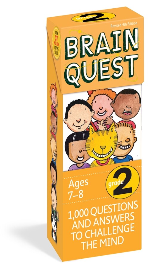 [중고] Brain Quest 2nd Grade Q&A Cards: 1000 Questions and Answers to Challenge the Mind. Curriculum-Based! Teacher-Approved! (Other, 4, Revised)