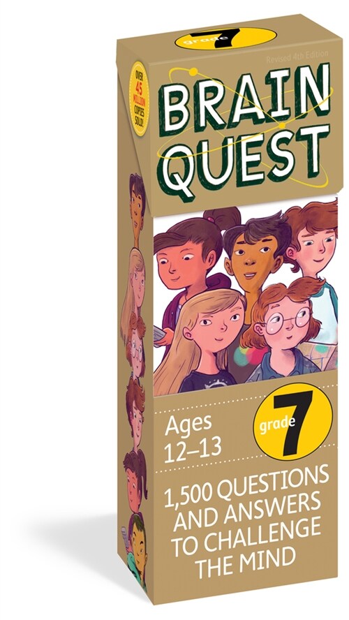 Brain Quest 7th Grade Q&A Cards: 1,500 Questions and Answers to Challenge the Mind. Curriculum-Based! Teacher-Approved! (Novelty, 4, Revised)