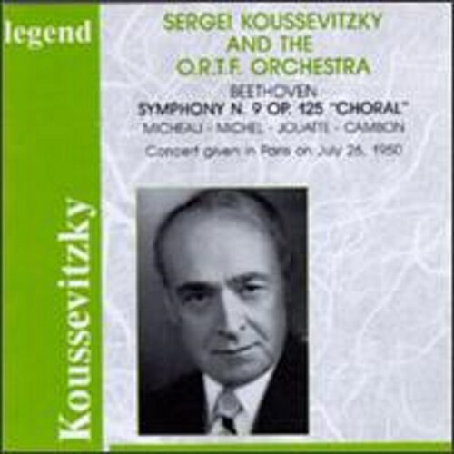 [중고] Segei Koussevitzky - 베토벤: 교향곡 9번 ‘합창‘ (Beethoven: Symphony No.9 ‘Choral‘)