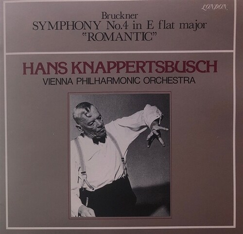 [중고] Hans Knappertsbusch - 브루크너: 교향곡 4번 ‘낭만적‘ (Bruckner: Symphony No.4 ‘Romatic‘) (일본반)