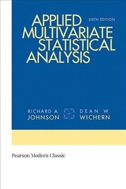 Applied Multivariate Statistical Analysis (Classic Version) (Paperback, 6)