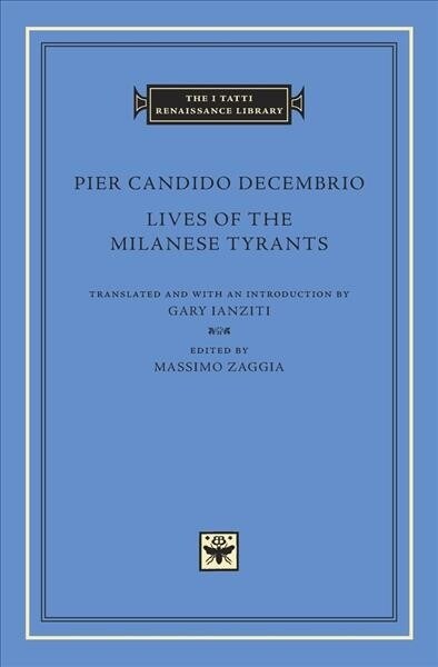 Lives of the Milanese Tyrants (Hardcover)