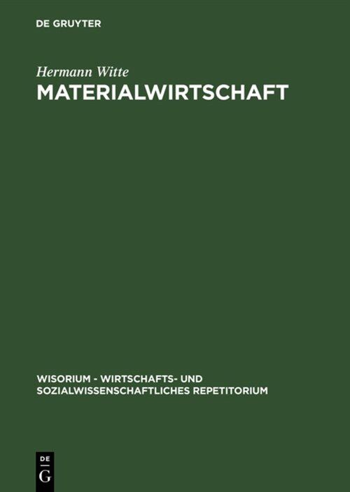 Materialwirtschaft (Hardcover)