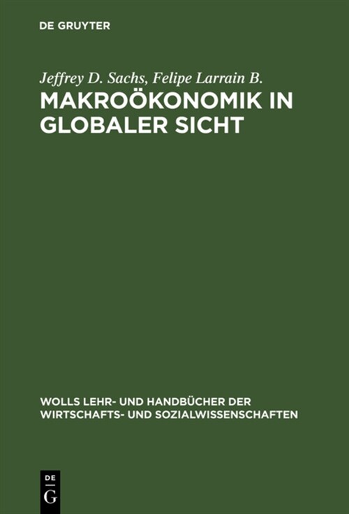 Makro?onomik in Globaler Sicht (Hardcover, Reprint 2018)